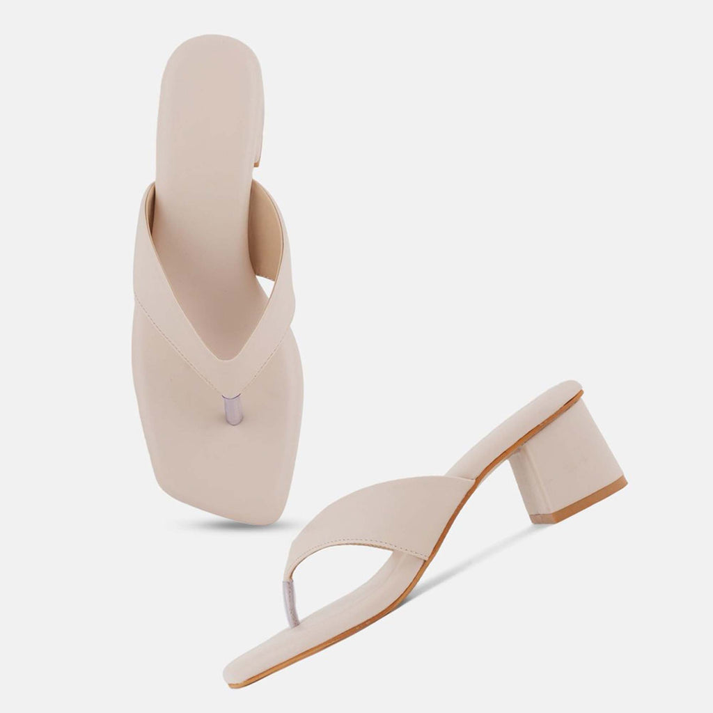 Open Toe Block Heels