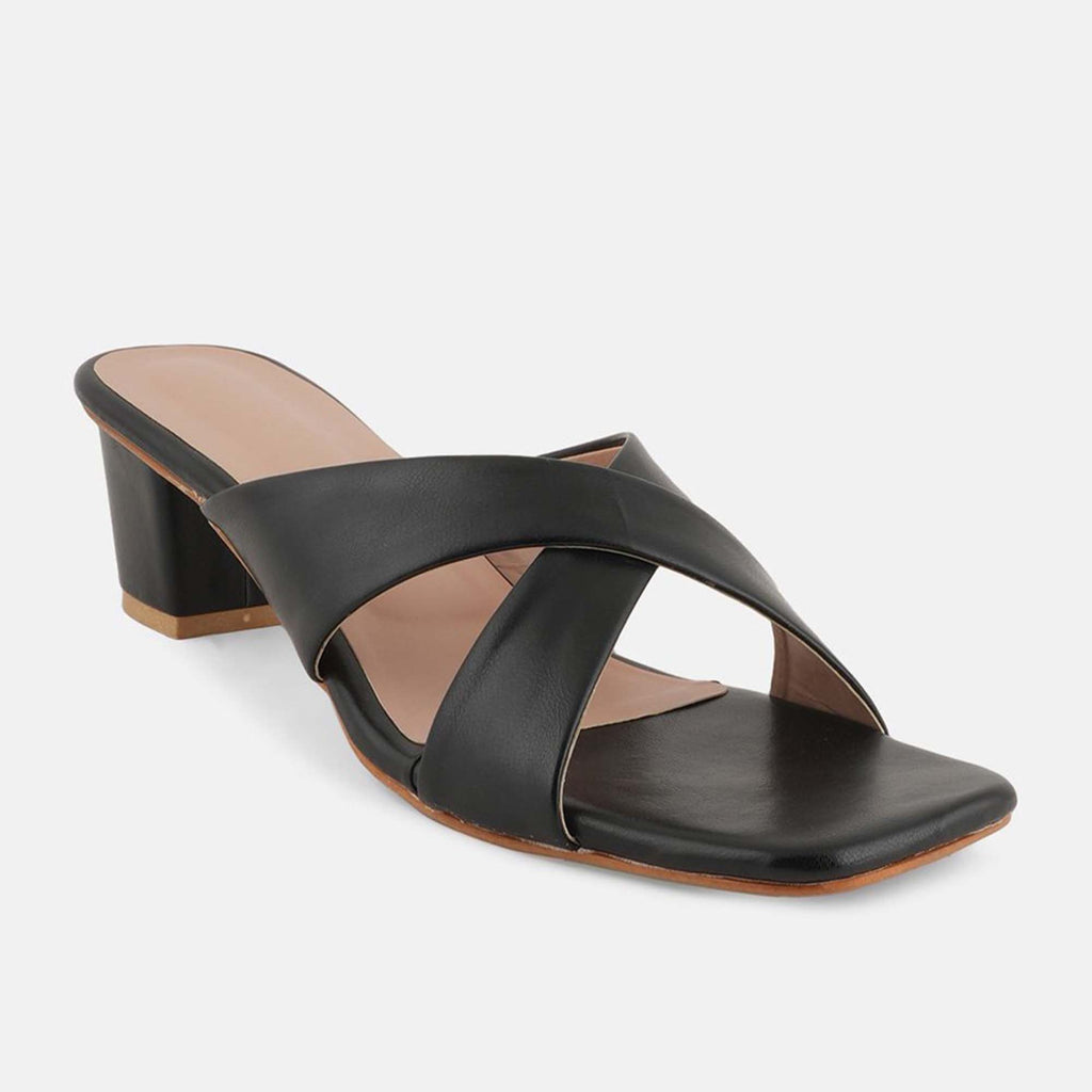Square Toe  Block Heels