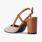 Elegant Patent Block Heel