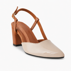 Elegant Patent Block Heel